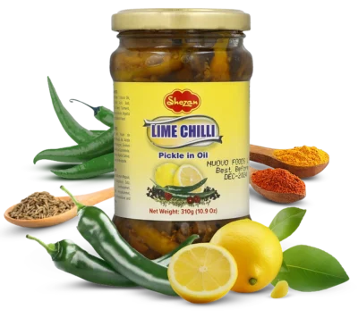 Shezan Lime & Chili Pickle in Oil 310g